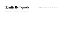 Tablet Screenshot of elodiebellegarde.com